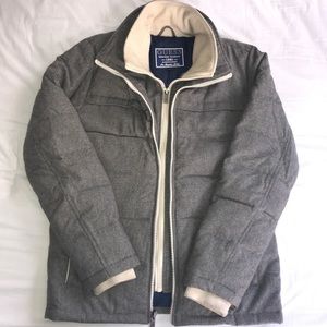 GUESS Men’s Wool, Down Feather Winter Coat